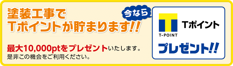 Tポイントプレゼント!